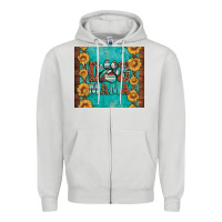 Dove Grey dog mama Zipper Hoodie - Artiststas