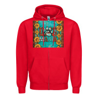 Red dog mama Zipper Hoodie - Artiststas