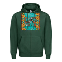 Sports Green dog mama Zipper Hoodie - Artiststas