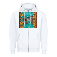 White dog mama Zipper Hoodie - Artiststas