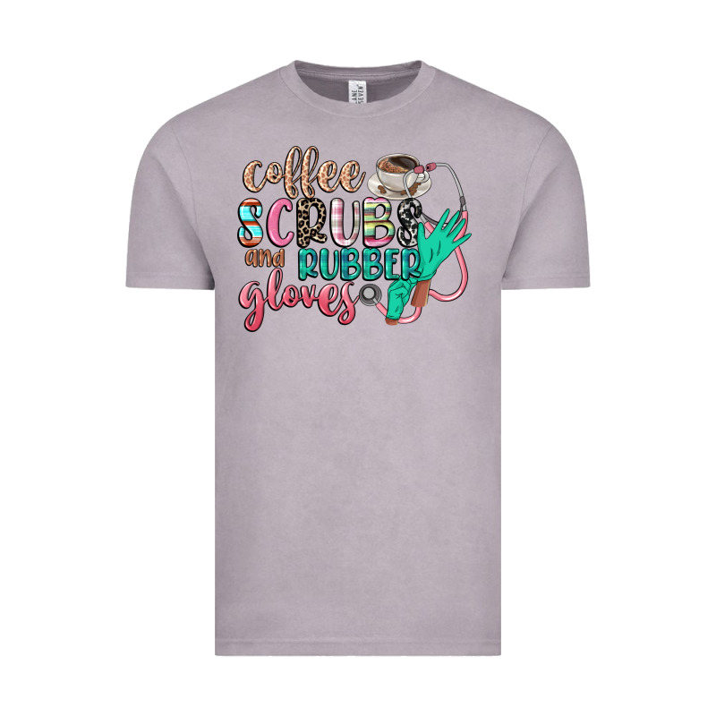 Coffee Scrubs And Rubber Gloves Vintage Tee by CowGirlArtShop | Teevron