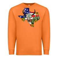 Carrot bull skull texas map american playng Premium Sweatshirt - BarkalooDesign