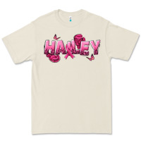 Bone Personalized Pink Cancer Themed Name Premium Tee - NancyCooperArtShop