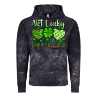 Cloud Black St. Patrick's Not lucky simply blessed Vintage Hoodie - OliviaCreatesArt