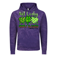 Cloud Purple St. Patrick's Not lucky simply blessed Vintage Hoodie - OliviaCreatesArt