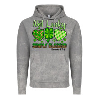Cloud Rock St. Patrick's Not lucky simply blessed Vintage Hoodie - OliviaCreatesArt