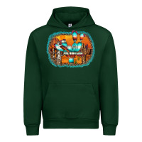 Forest Green western cactus Urban Hoodie - AdoDesignShop