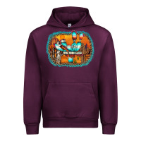 Mauve Wine western cactus Urban Hoodie - AdoDesignShop