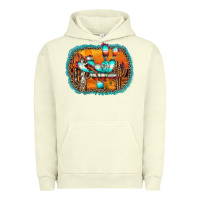 Pigment Pistachio western cactus Urban Hoodie - AdoDesignShop