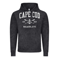 Vintage Black Cape Cod MA Vintage Crossed Oars & Boat Anchor Sports Sweat Vintage Hoodie - longCreatives