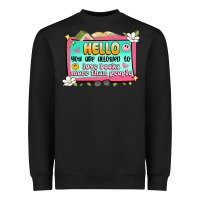 Hello You Are Allowed To Love Books More Than Peop Heavyweight Sweatshirt | Teevron