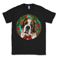 Black Christmas St. Bernard Classic Tee - RanaPortraitStore