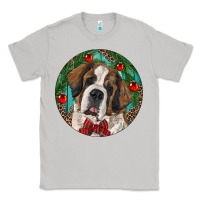Moon Dust Christmas St. Bernard Classic Tee - RanaPortraitStore
