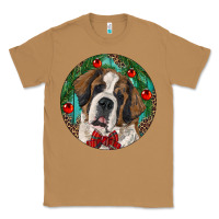 Toasted Coconut Christmas St. Bernard Classic Tee - RanaPortraitStore