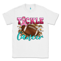 White Tackle Cancer Classic Tee - Artiststas