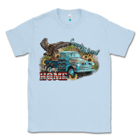 Dusty Blue Truck USA country road take me home 4th of july Classic Tee - HowdyJamesFarm