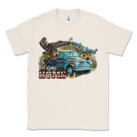Natural Truck USA country road take me home 4th of july Classic Tee - HowdyJamesFarm