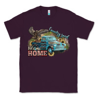 Plum Truck USA country road take me home 4th of july Classic Tee - HowdyJamesFarm