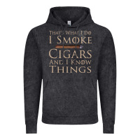 Vintage Black That's What I Do I Smoke Cigars And I Know Things Vintage Hoodie - longCreatives