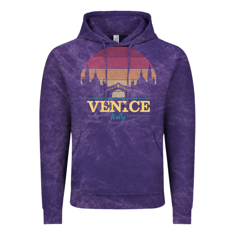 Venice Italy   Vintage Retro Italian Travel Souvenir Gift Pullover Hoo Vintage Hoodie by longCreatives | Teevron