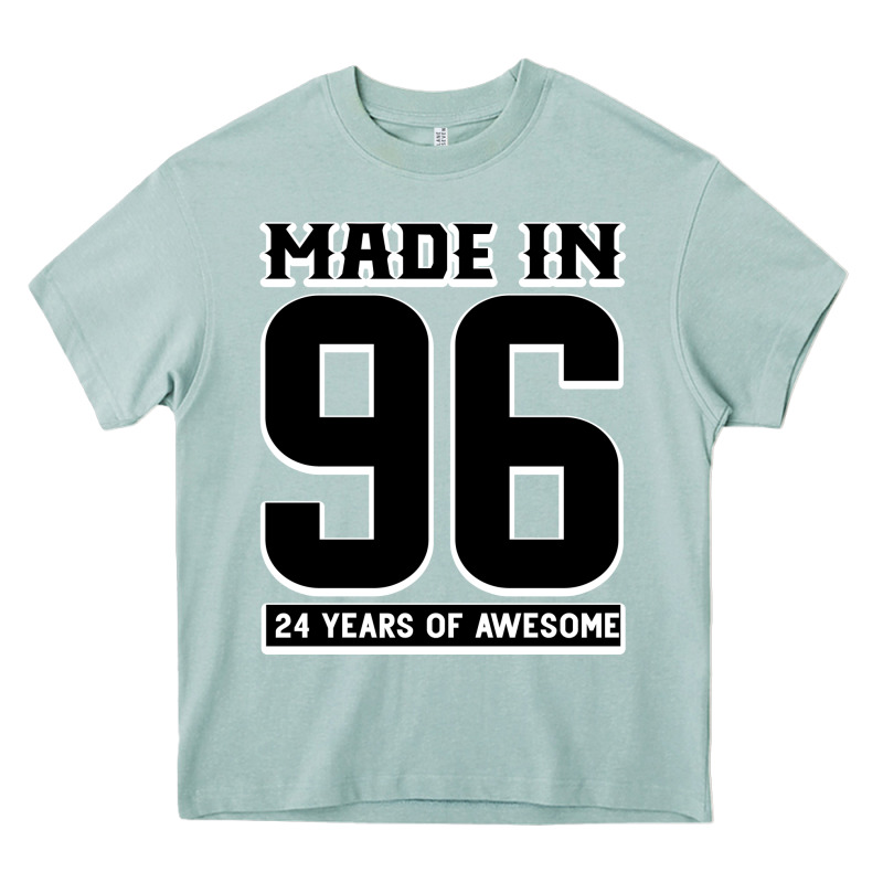 Made In 96 24 Years Of Awesome Heavy Core Tee by Bettercallsaul | Teevron