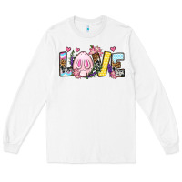 White Easter Day Love Easter Long Sleeve Tee - OliviaCreatesArt