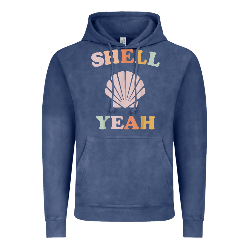 Vintage Retro Shell Yeah Beach Tropical Vacation Gifts T Shirt Vintage Hoodie by longCreatives | Teevron