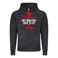 Vintage Black Wisconsin Out Drinking Your State Since 1848 Vintage Hoodie - longCreatives