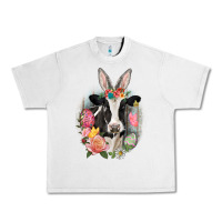 Lunar Rock Happy Easter Cow Easter Day Urban Heavy Tee - CowGirlArtShop