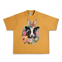 Peanut Butter Happy Easter Cow Easter Day Urban Heavy Tee - CowGirlArtShop