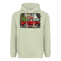 Matcha christmas truck Heavyweight Hoodie - BarkalooDesign
