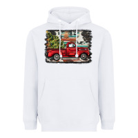 White christmas truck Heavyweight Hoodie - BarkalooDesign