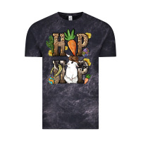 Cloud Black Hip hop Easter Bunny Easter Day Vintage Tee - HowdyJamesFarm