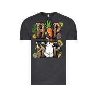 Vintage Black Hip hop Easter Bunny Easter Day Vintage Tee - HowdyJamesFarm