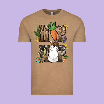 Hip Hop Easter Bunny Easter Day Vintage Tee Designed By Howdyjamesfarm