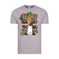 Vintage Zinc Hip hop Easter Bunny Easter Day Vintage Tee - HowdyJamesFarm