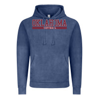 Vintage Denim Oklahoma Softball Vintage Hoodie - longCreatives
