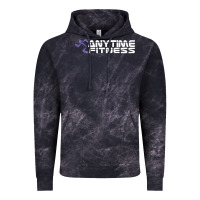 Cloud Black Anytimes Fitness Vintage Hoodie - longCreatives