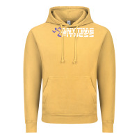 Vintage Mustard Anytimes Fitness Vintage Hoodie - longCreatives