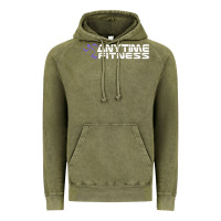 Vintage Olive Anytimes Fitness Vintage Hoodie - longCreatives