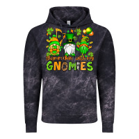 Cloud Black St. Patrick's Day shamrockin' with my gnomies Vintage Hoodie - OliviaCreatesArt