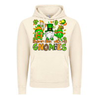Vintage Artic St. Patrick's Day shamrockin' with my gnomies Vintage Hoodie - OliviaCreatesArt