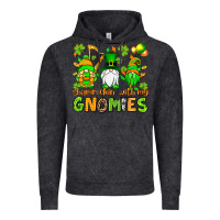 Vintage Black St. Patrick's Day shamrockin' with my gnomies Vintage Hoodie - OliviaCreatesArt