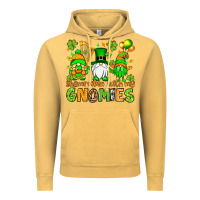 Vintage Mustard St. Patrick's Day shamrockin' with my gnomies Vintage Hoodie - OliviaCreatesArt