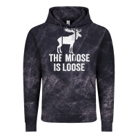 Cloud Black The Moose Is Loose Alaska Moose Vintage Hoodie - longCreatives