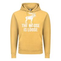 Vintage Mustard The Moose Is Loose Alaska Moose Vintage Hoodie - longCreatives