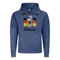Vintage Denim Oktoberfest München German Flag Beer Stein Vintage Hoodie - longCreatives