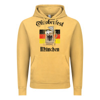 Vintage Mustard Oktoberfest München German Flag Beer Stein Vintage Hoodie - longCreatives