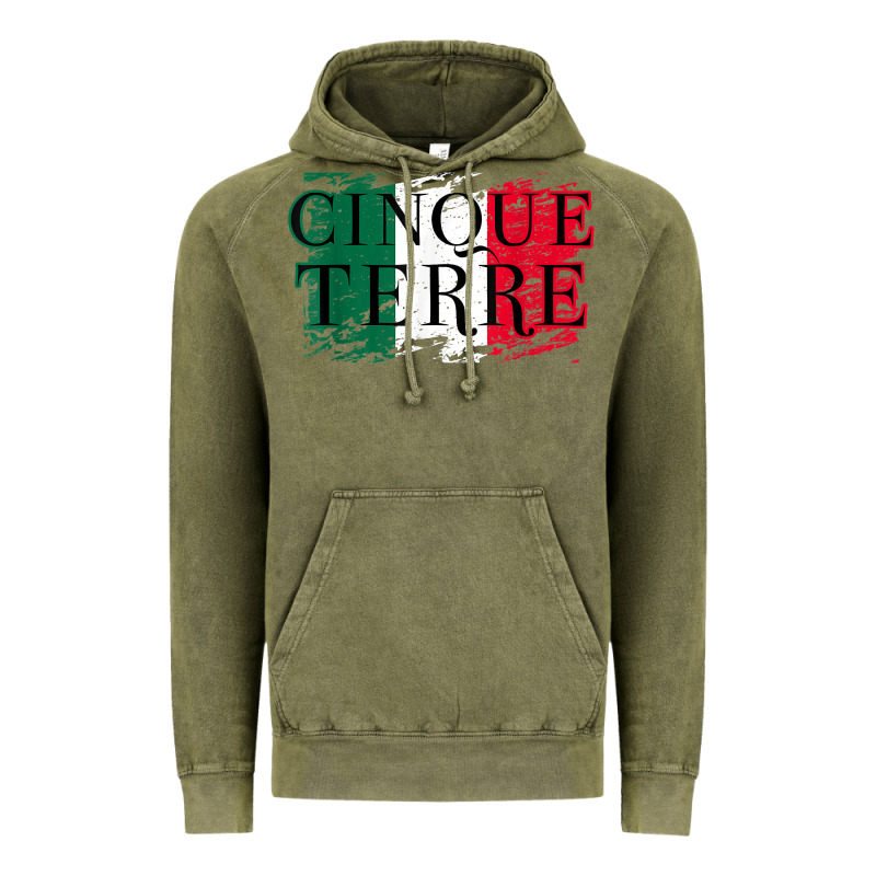 Cinque Terre Italy Travel Distressed T Shirt Vintage Hoodie by longCreatives | Teevron