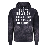 Cloud Black due to inflation, this is my halloween costume pullover Vintage Hoodie - longCreatives